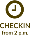 Check-In every day from 2 p.m.